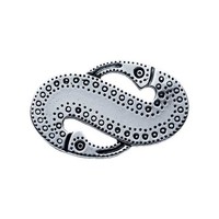 Orm Snake Heads Brooch from Birka, Sweden (sterling silver)